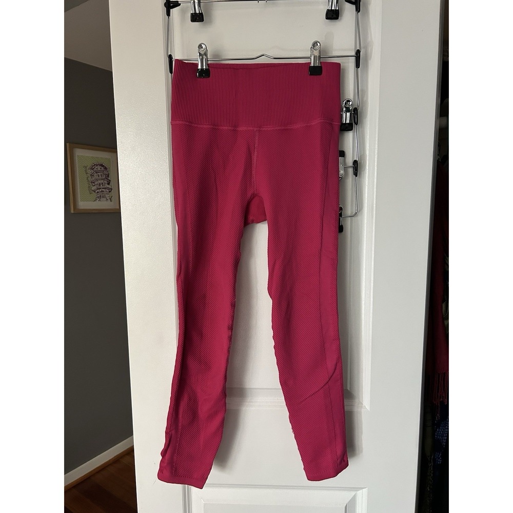 Free People Movement Cropped Workout Leggings Pink Size XS